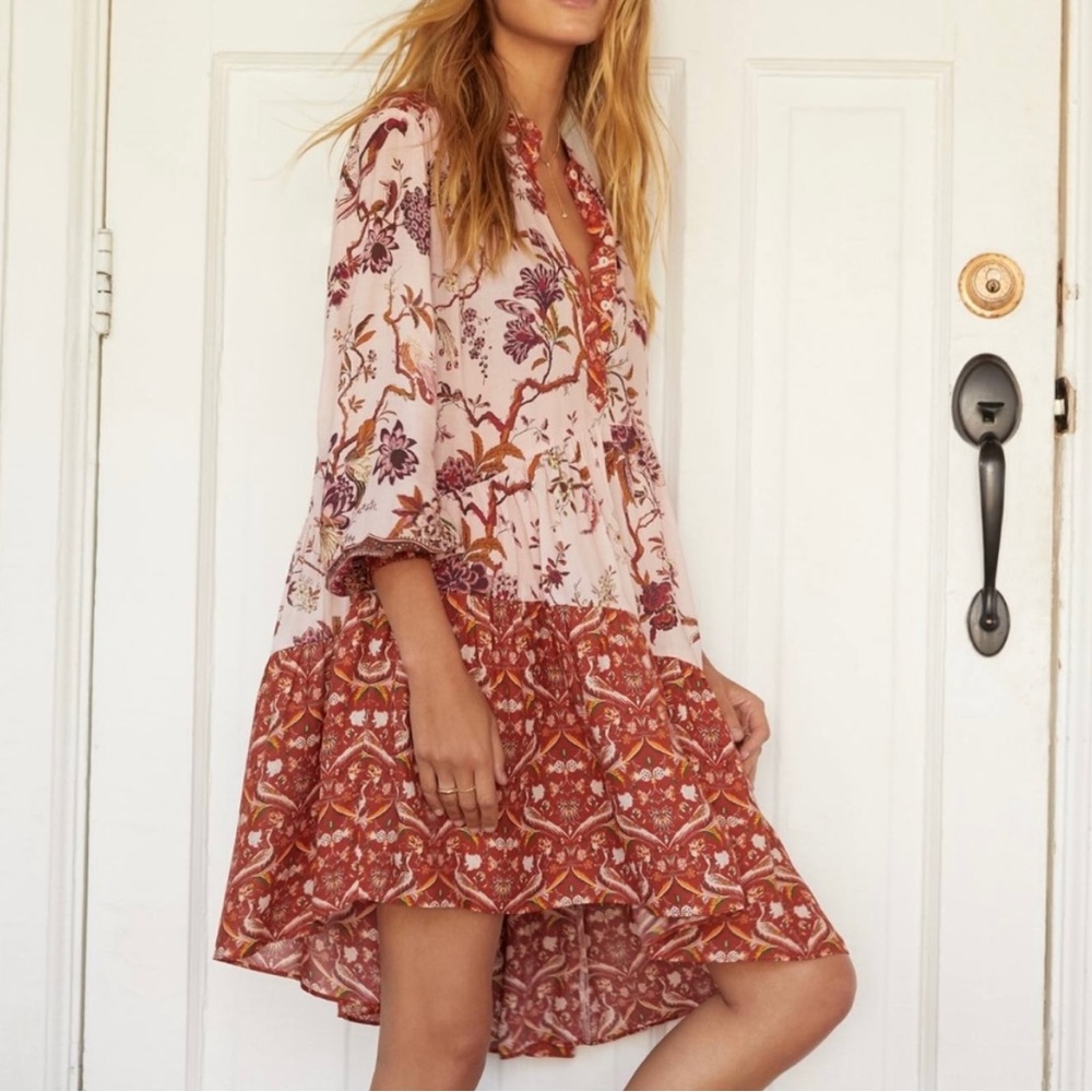 Anthropologie Asymmetrical Mini Dress.